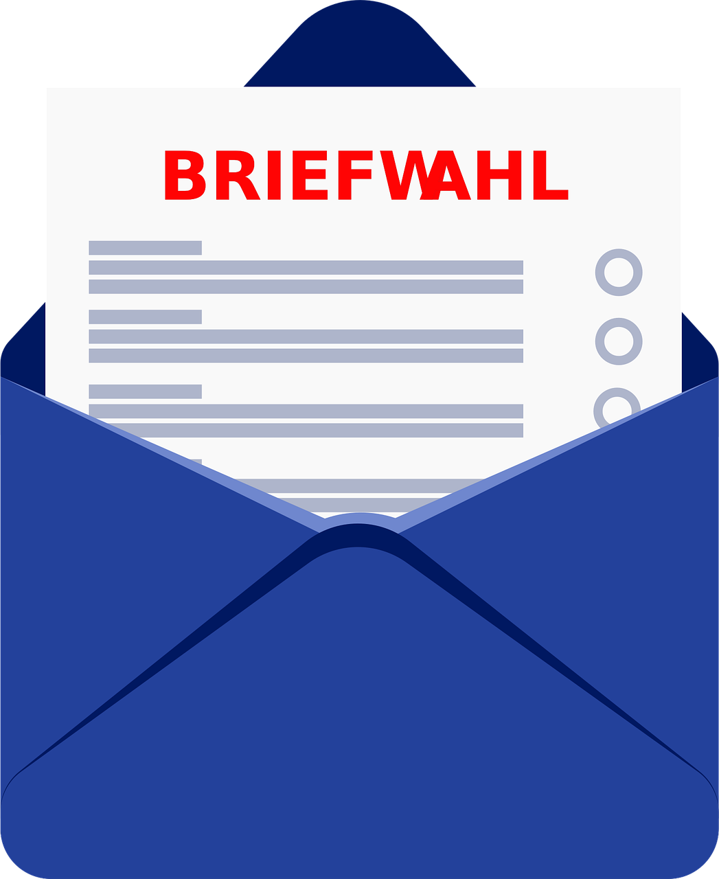 Breifwahl (c) Bild von IntelligentVisualDesing auf Pixabay