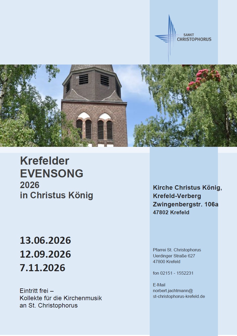 Evensong 2026 (c) St. Christophorus
