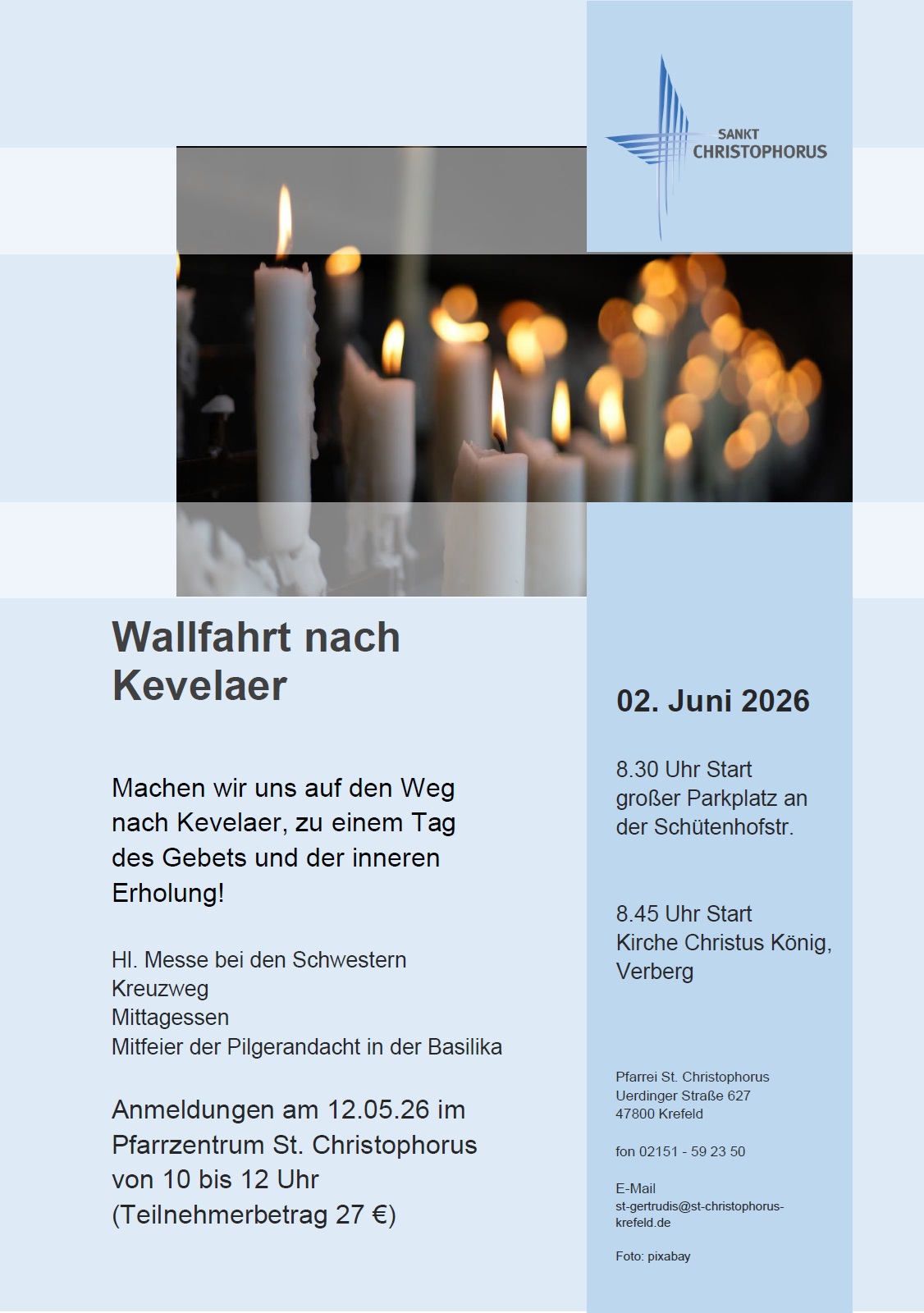KevelaerWallfahrt2026 (c) St. Christophorus