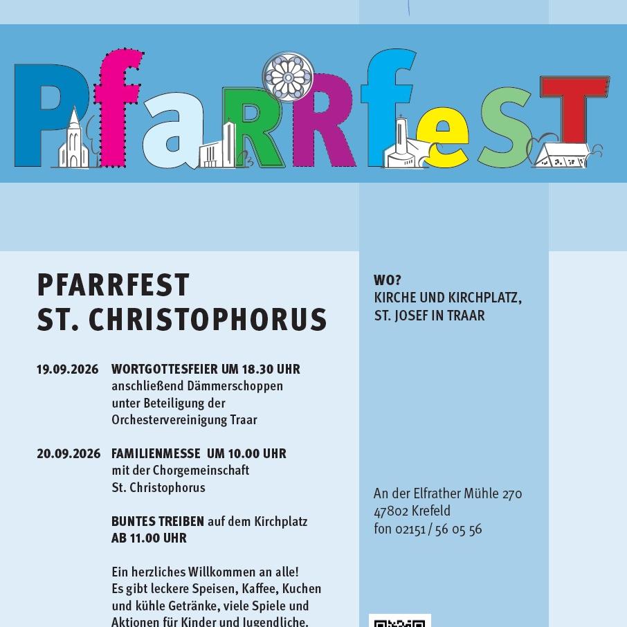 Pfarrfest am 20. September