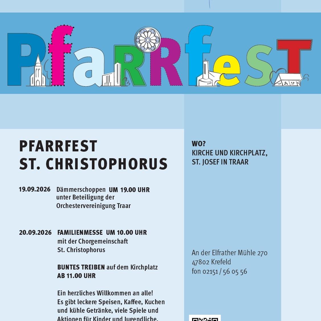 Pfarrfest am 20. September
