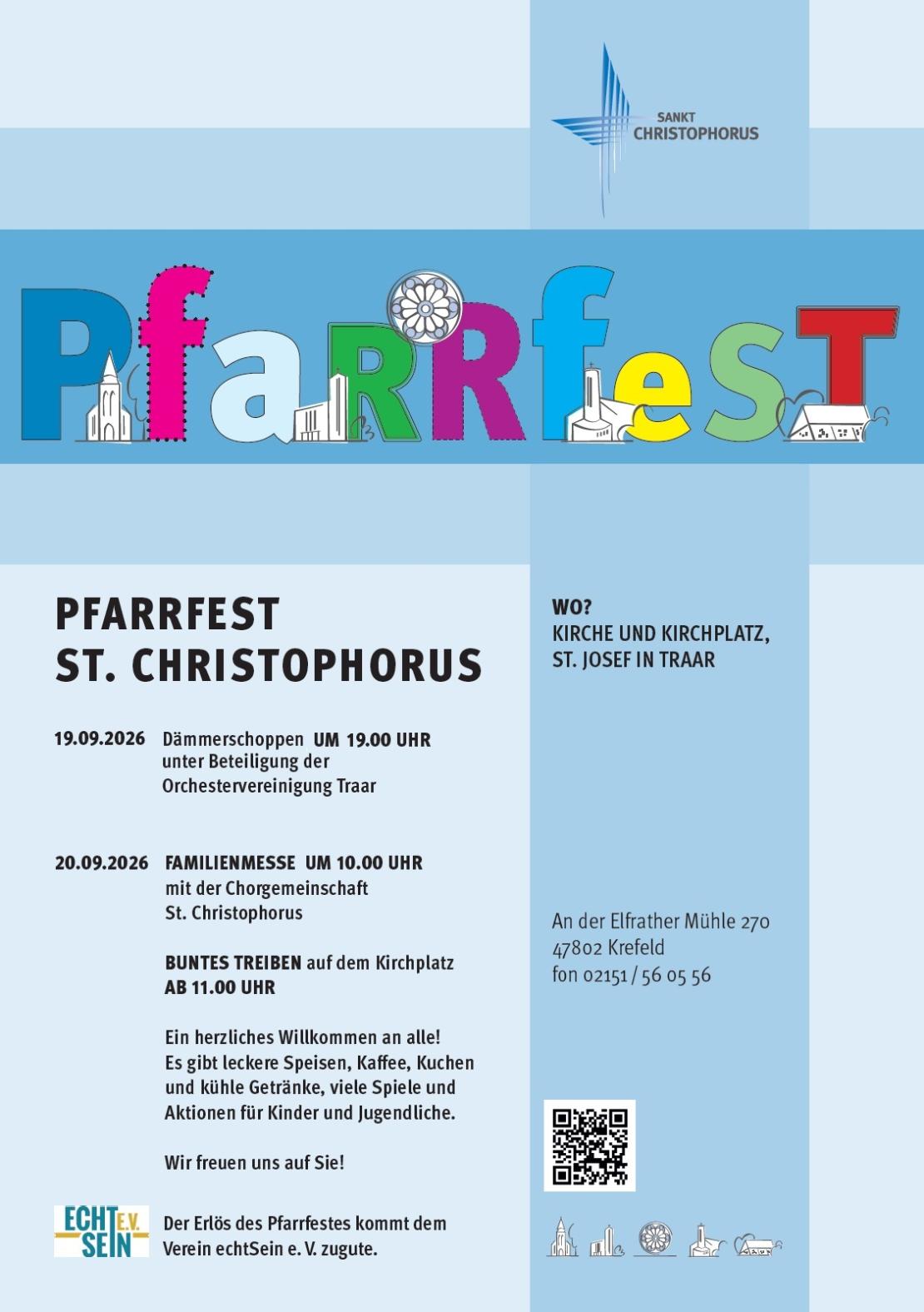 Pfarrfest am 20. September