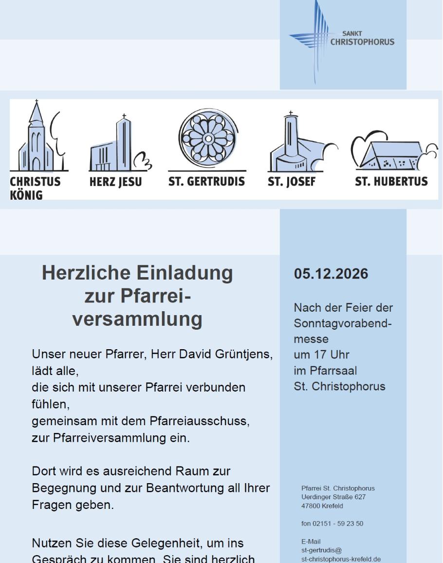 Pfarreiversammlung