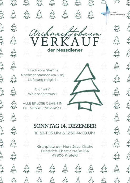 Weihnachtsbaumverkauf HeJu (c) St. Christophorus