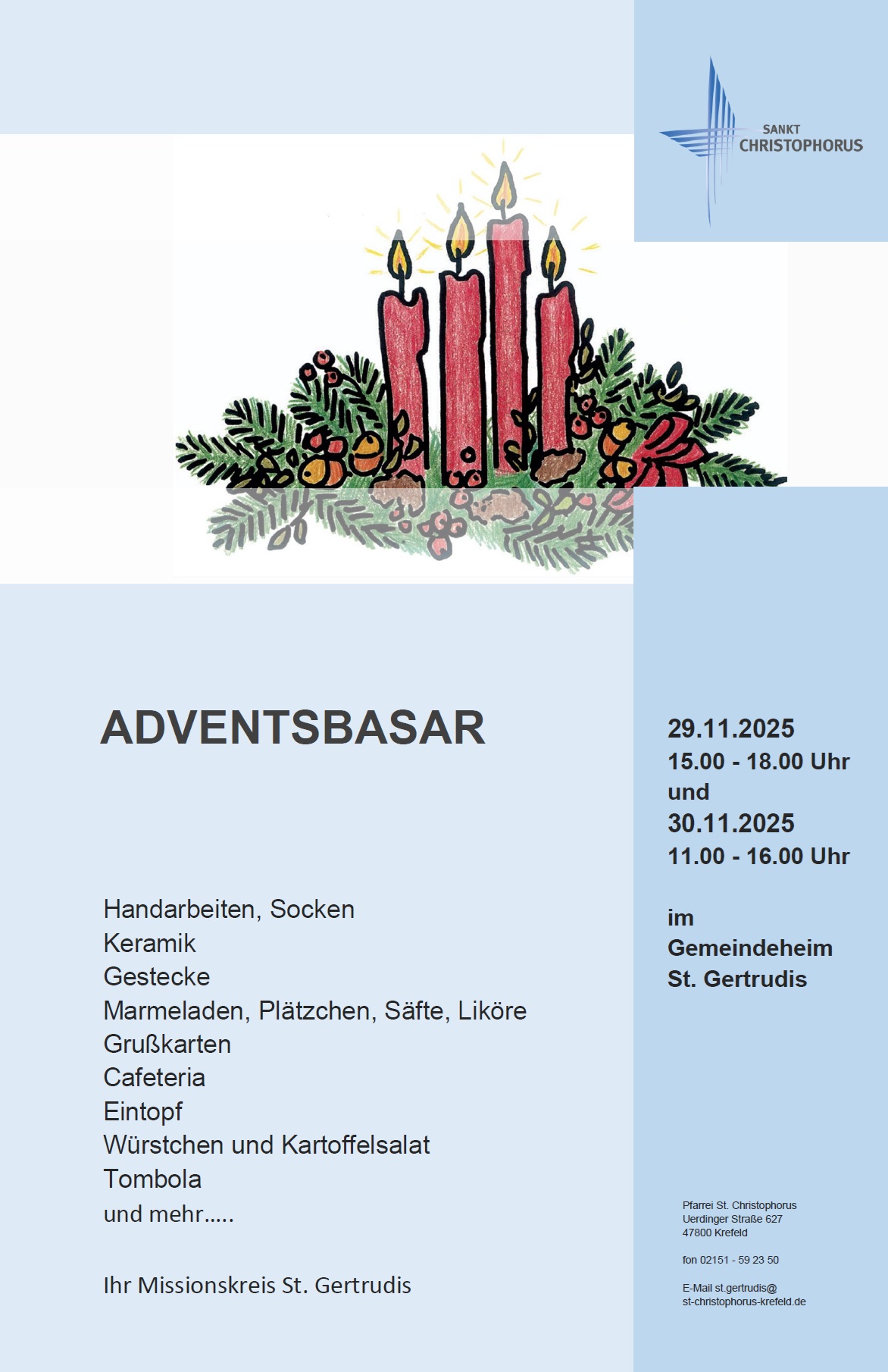 Adventsbasar G 25 (c) St. Christophorus