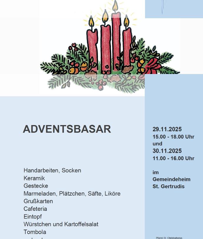 Adventsbasar St-Gertrudis