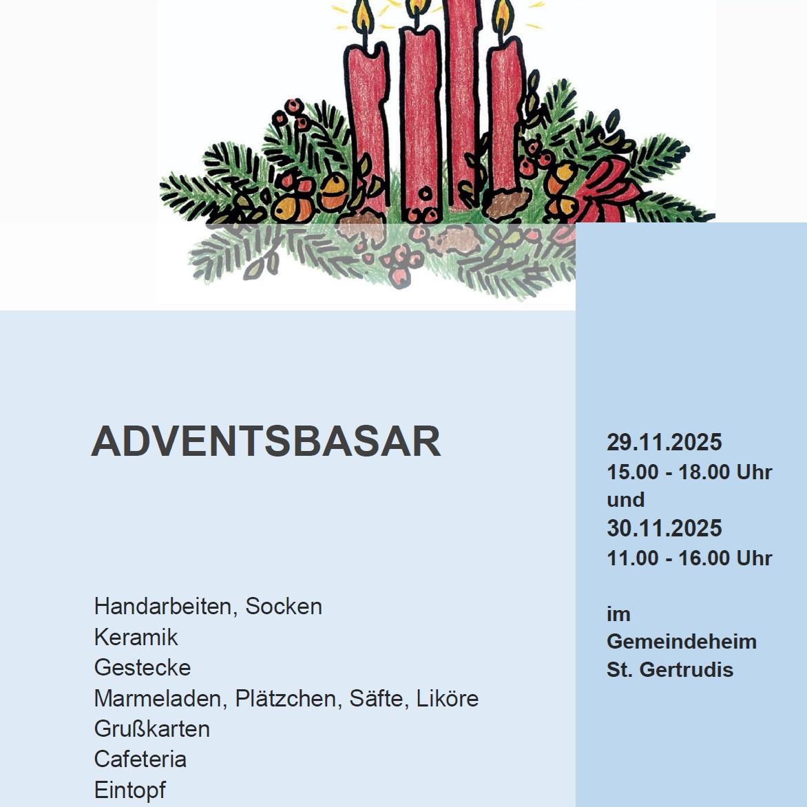 Adventsbasar St-Gertrudis