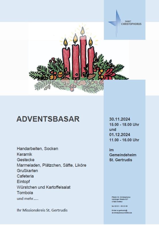 Adventsbasar St. Gertrudis