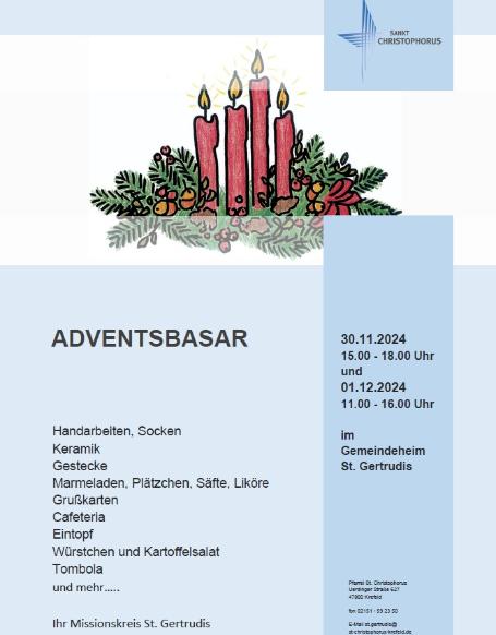 Adventsbasar St. Gertrudis