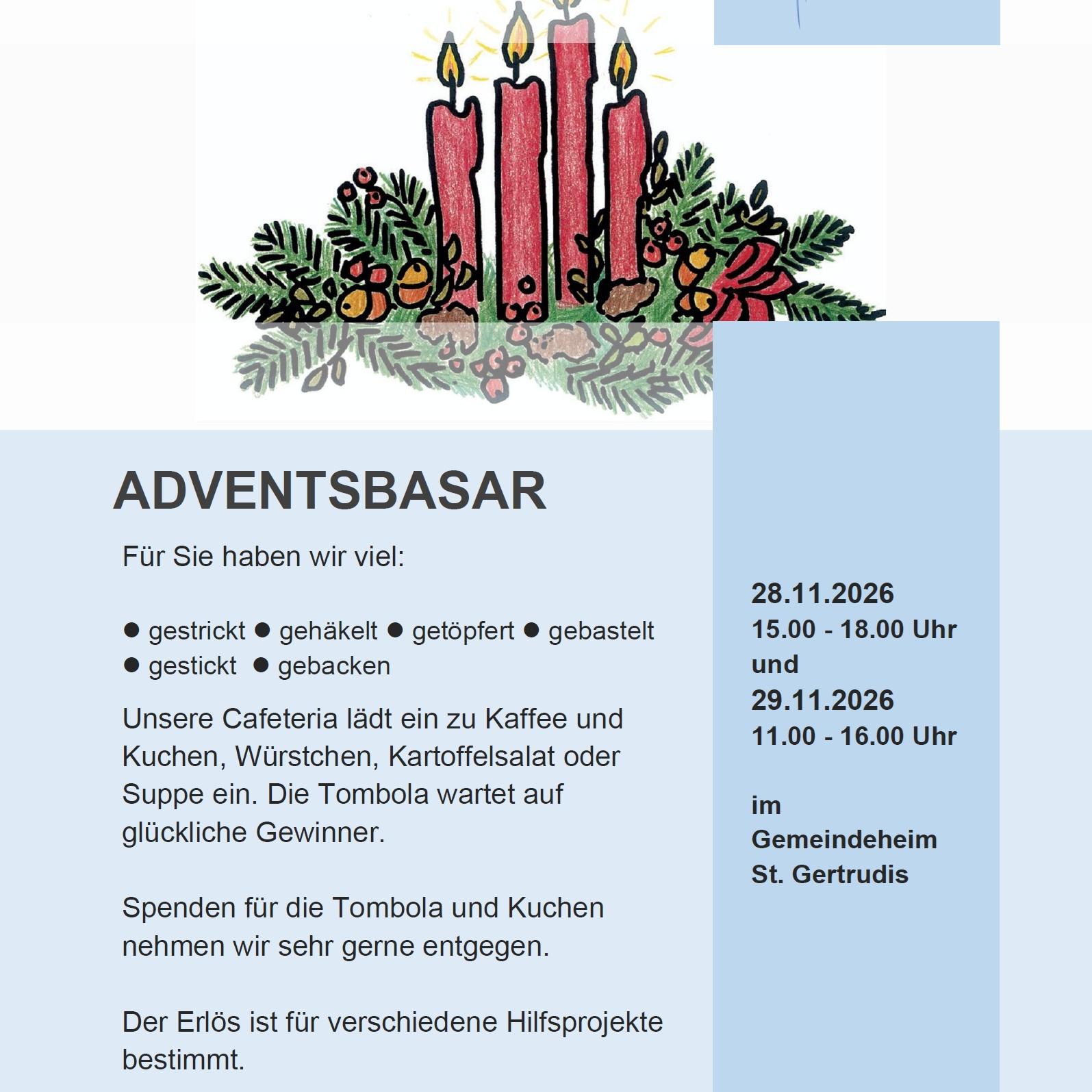Adventsbasar St. Gertrudis