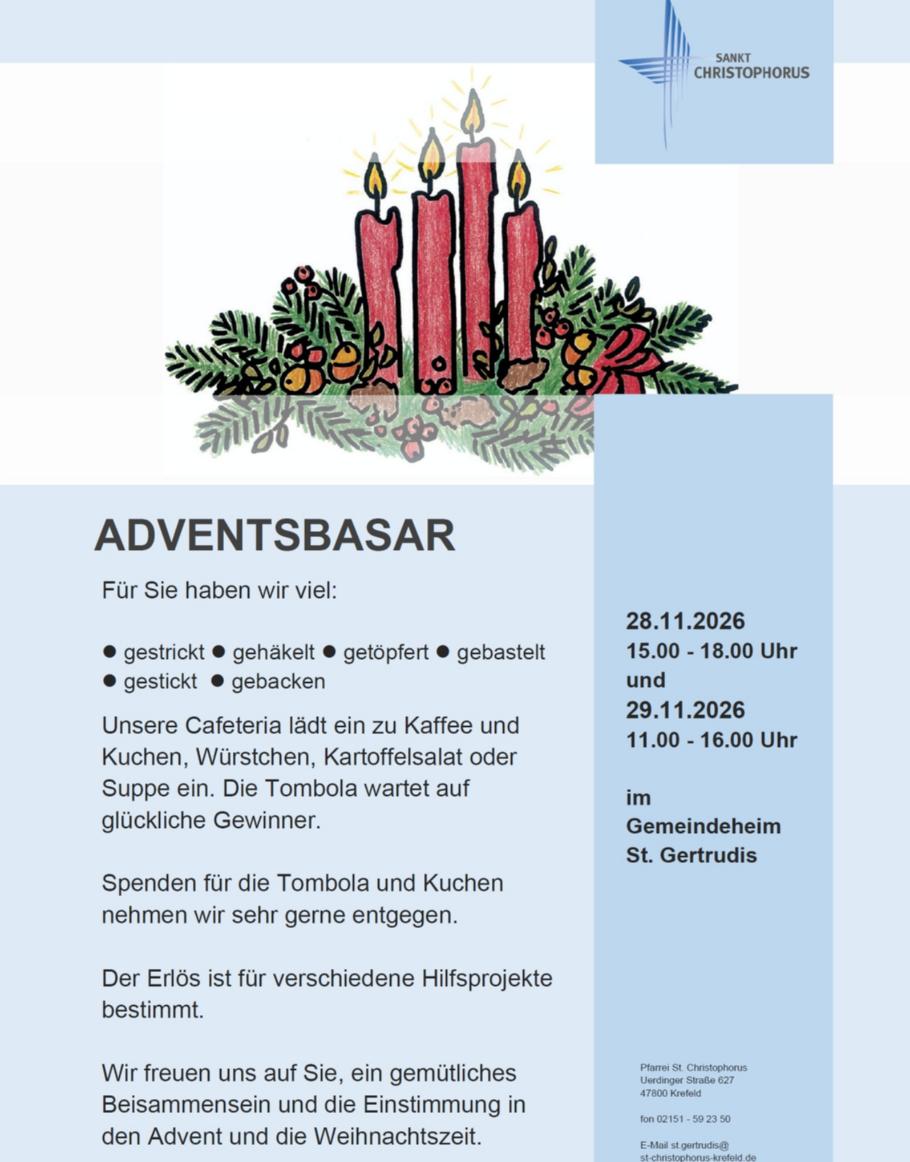 Adventsbasar St. Gertrudis
