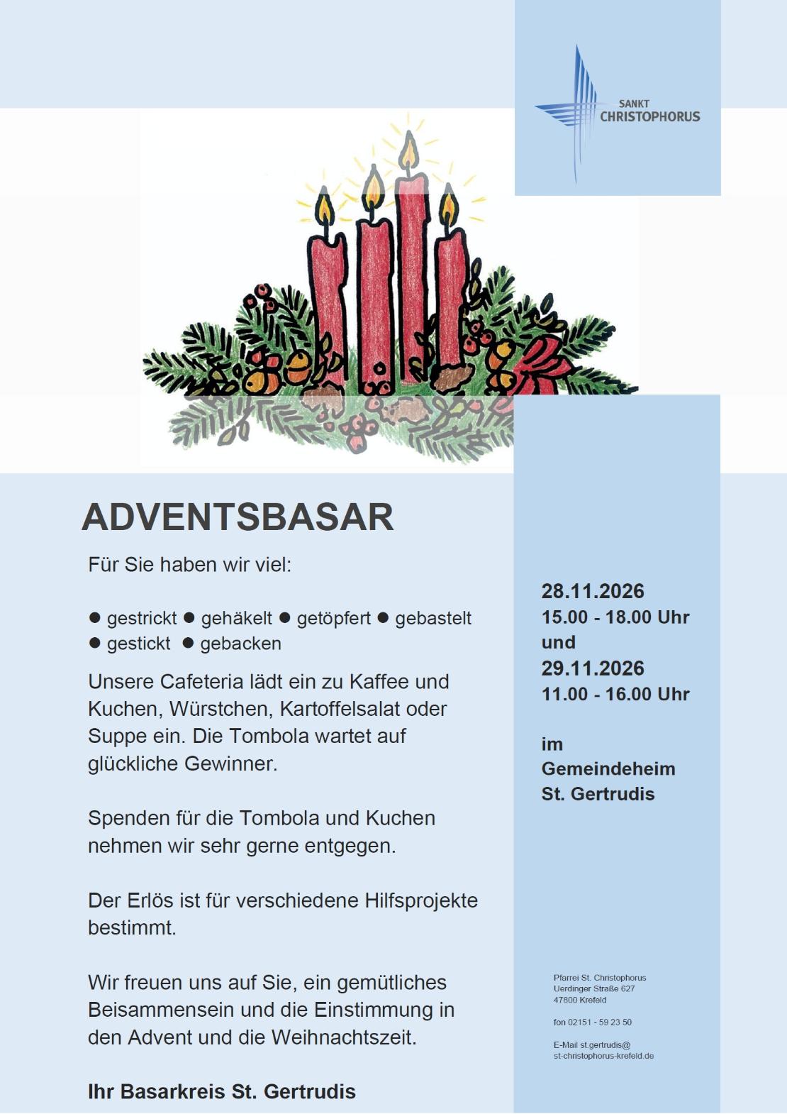 Adventsbasar St. Gertrudis