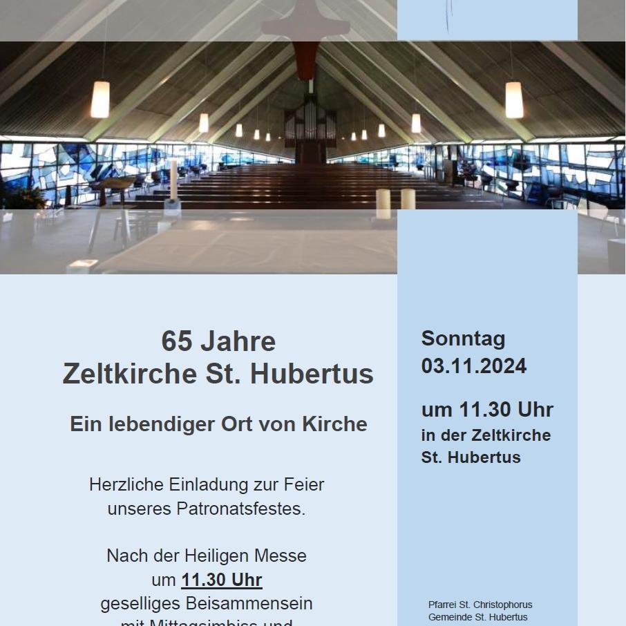 65 Jahre St. Hubertus