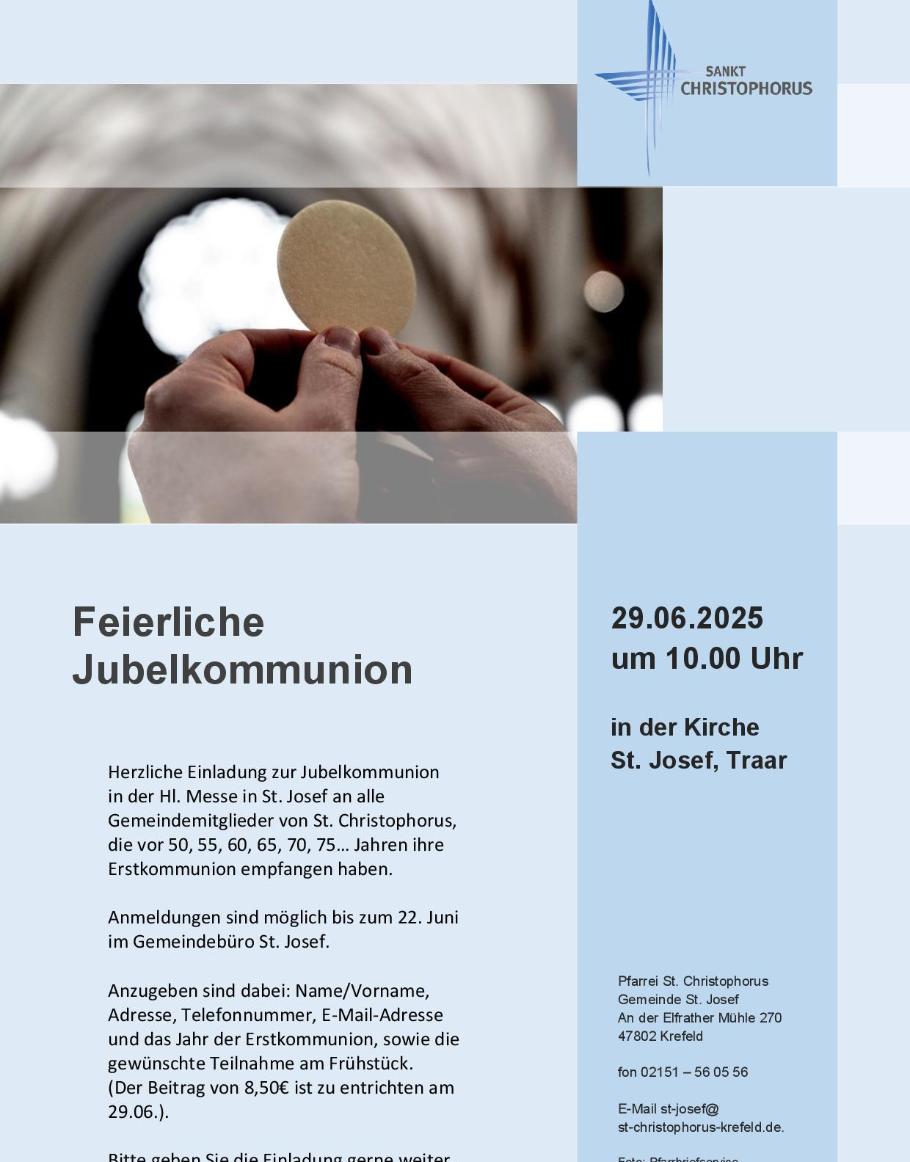 Jubelkommunion 2025