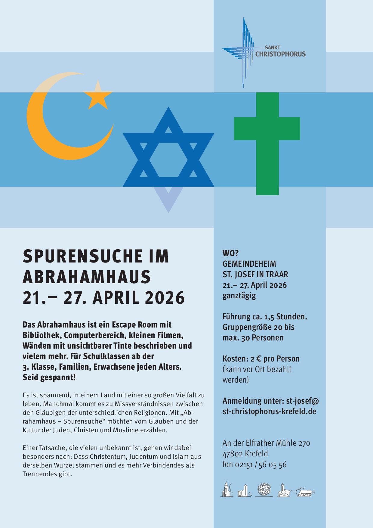2026-04-21 Abrahamhaus Poster (002) (c) St. Christophorus