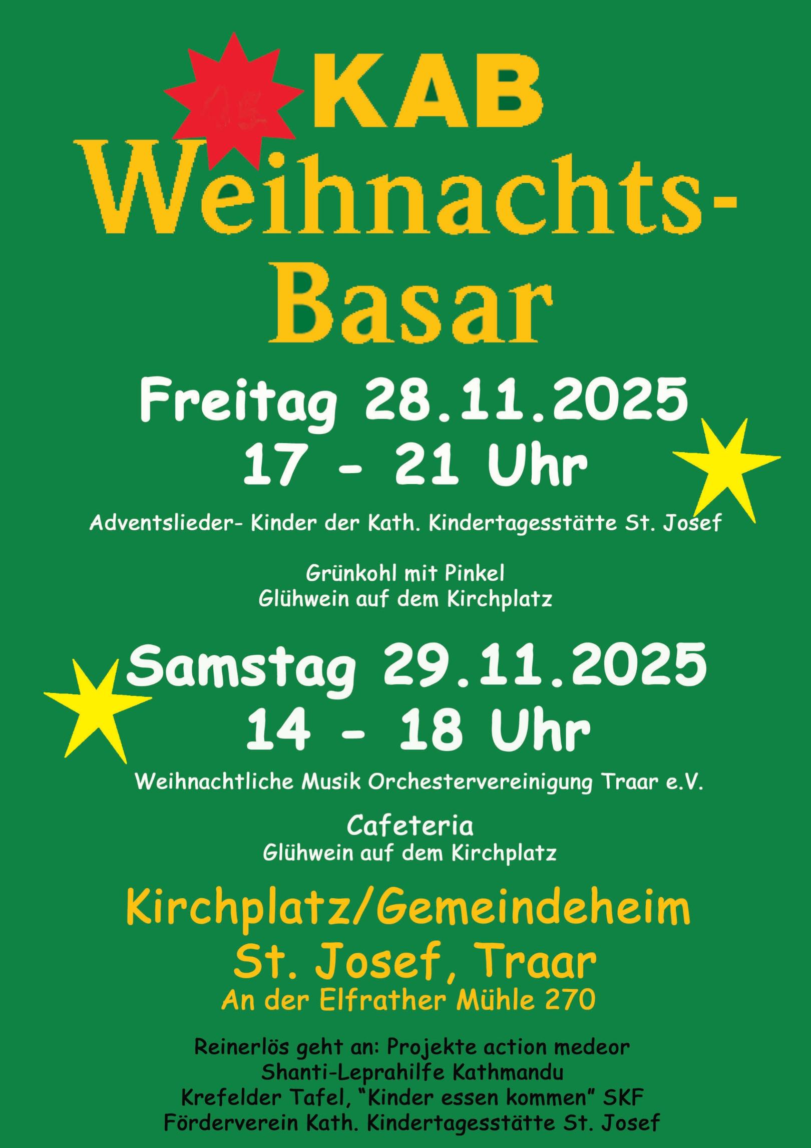 KAB-Weihnachtsbasar 2025 (c) St. Christophorus