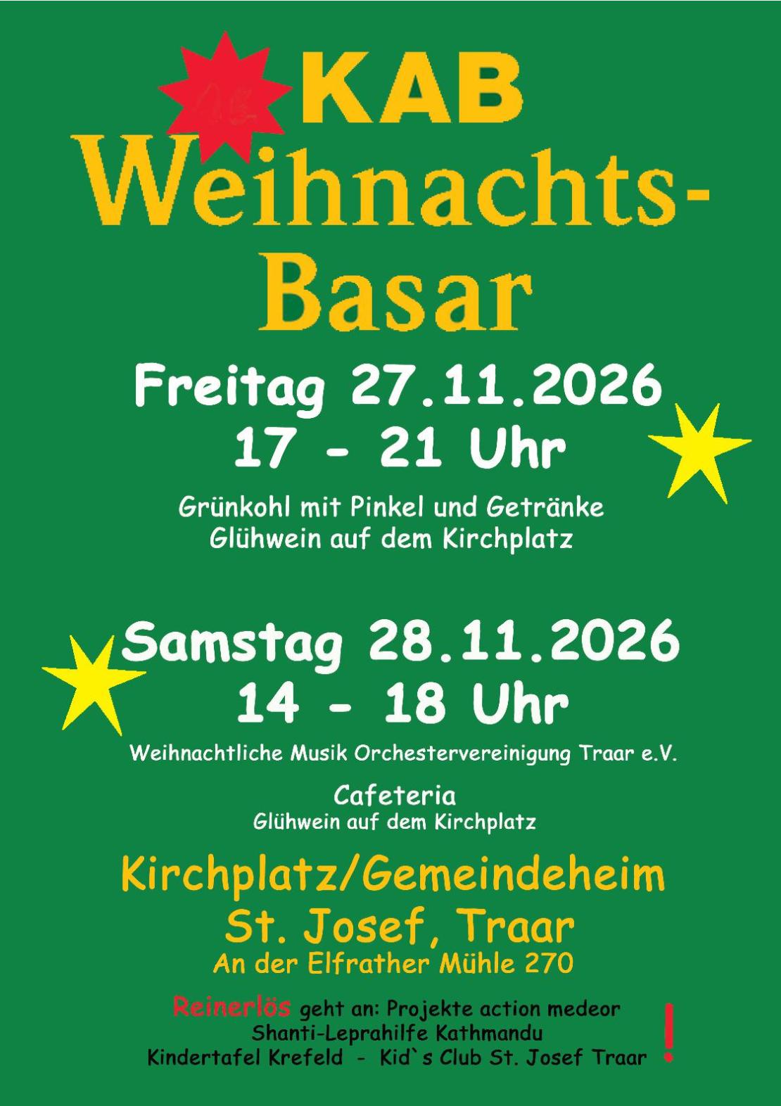 Weihnachtsbasar der KAB