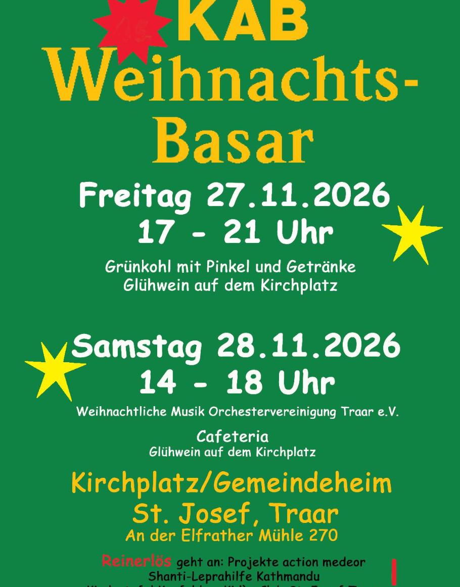 Weihnachtsbasar der KAB