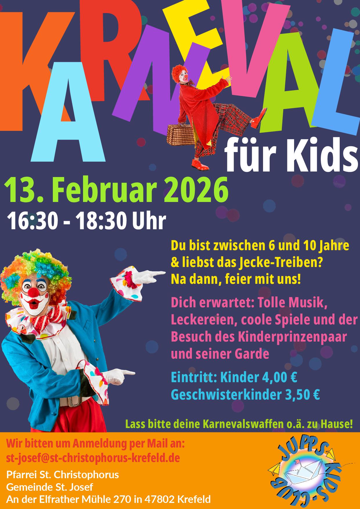 Kinderkarneval 13.02.2026 (c) St. Christophorus