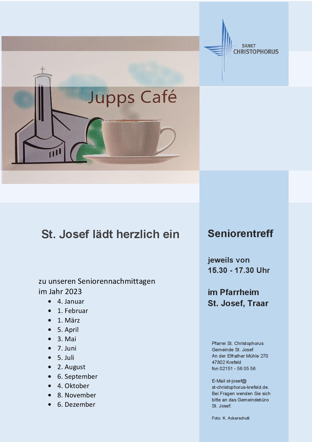Senioren 2023 Plakat Jupps Cafe (c) Jupps Café