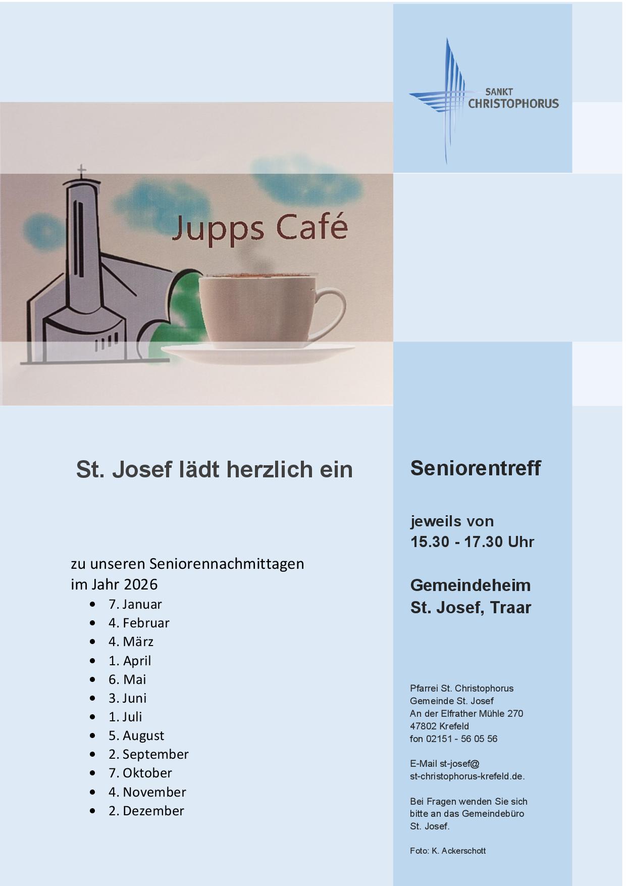 Senioren 2026 Plakat Jupps Cafe (c) St. Christophorus