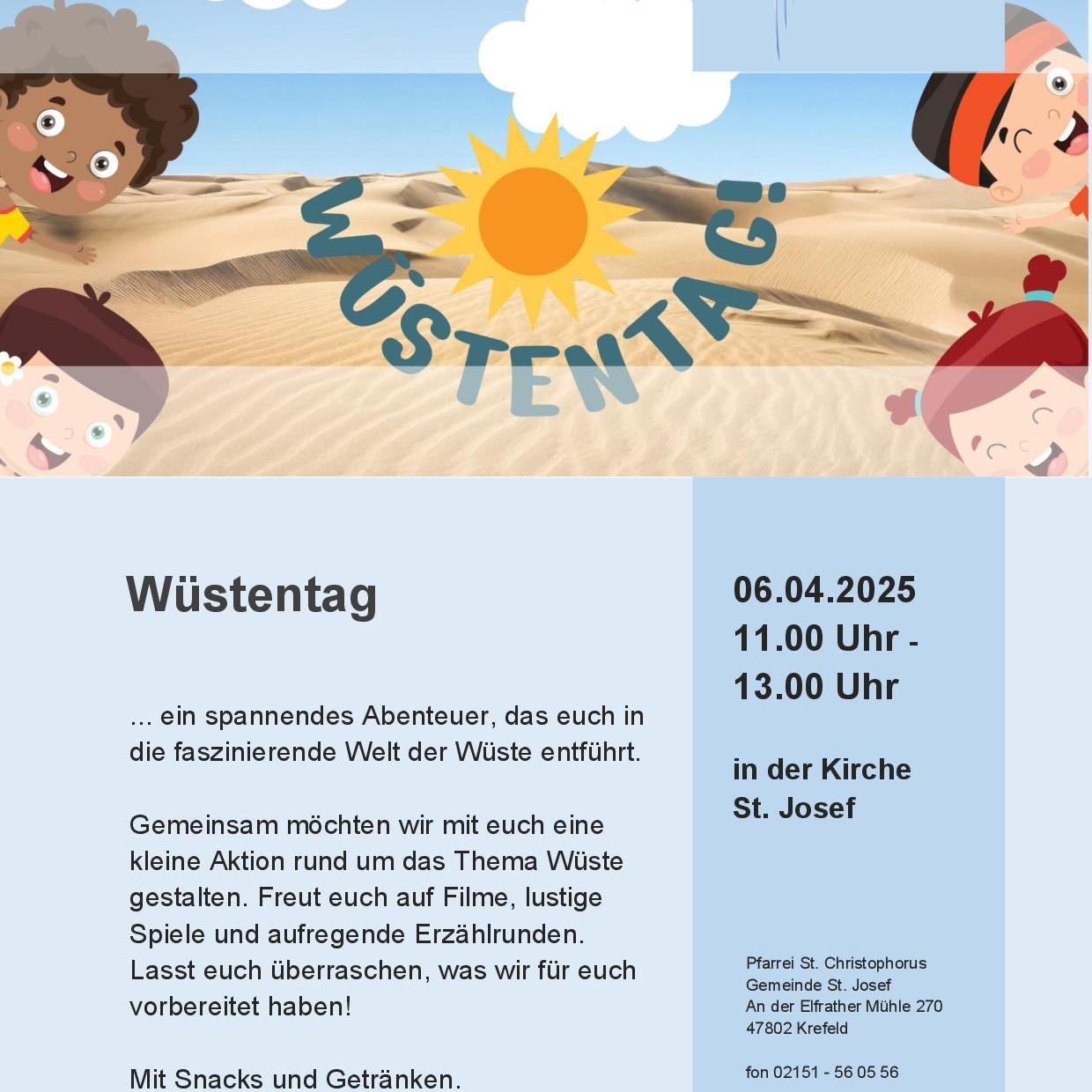 Wüstentag in St. Josef