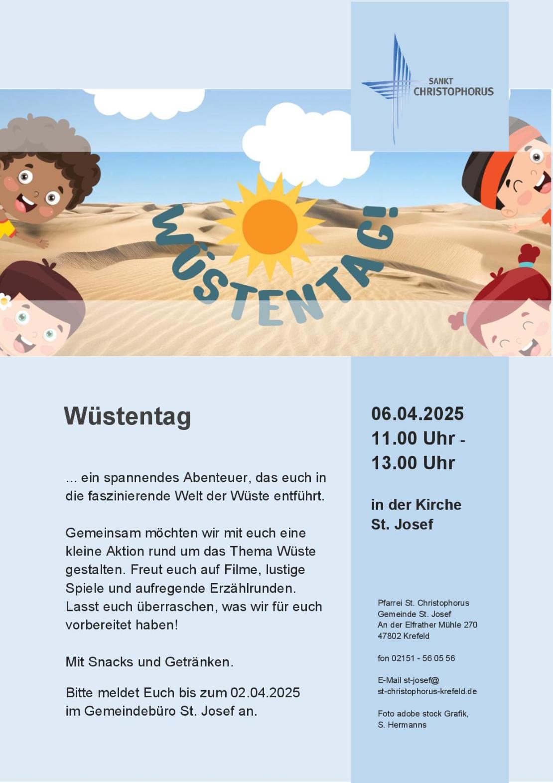 Wüstentag in St. Josef